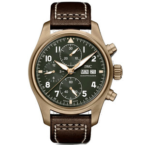 [추가비용없음] IWC IW387902 Pilot&#039;s Watch Chronograph Spitfire Bronze
