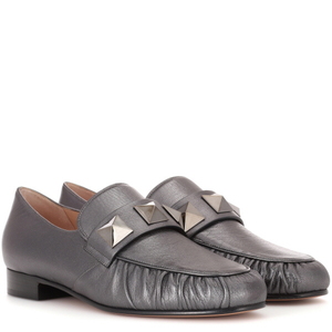 [해외] 정품 발렌티노 VALENTINO metallic leather loafers - 피오리토