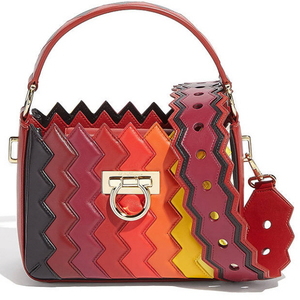 [해외] FERRAGAMO Zigzag Capsule Top Handle Bag in calfskin Multicolor - 피오리토